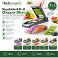 16-in-1 vegetable chopper dicer and slicer with storage container