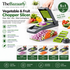 16-in-1 vegetable chopper dicer and slicer with storage container