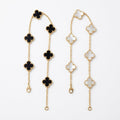 2-in-1 reversible black and white bracelet