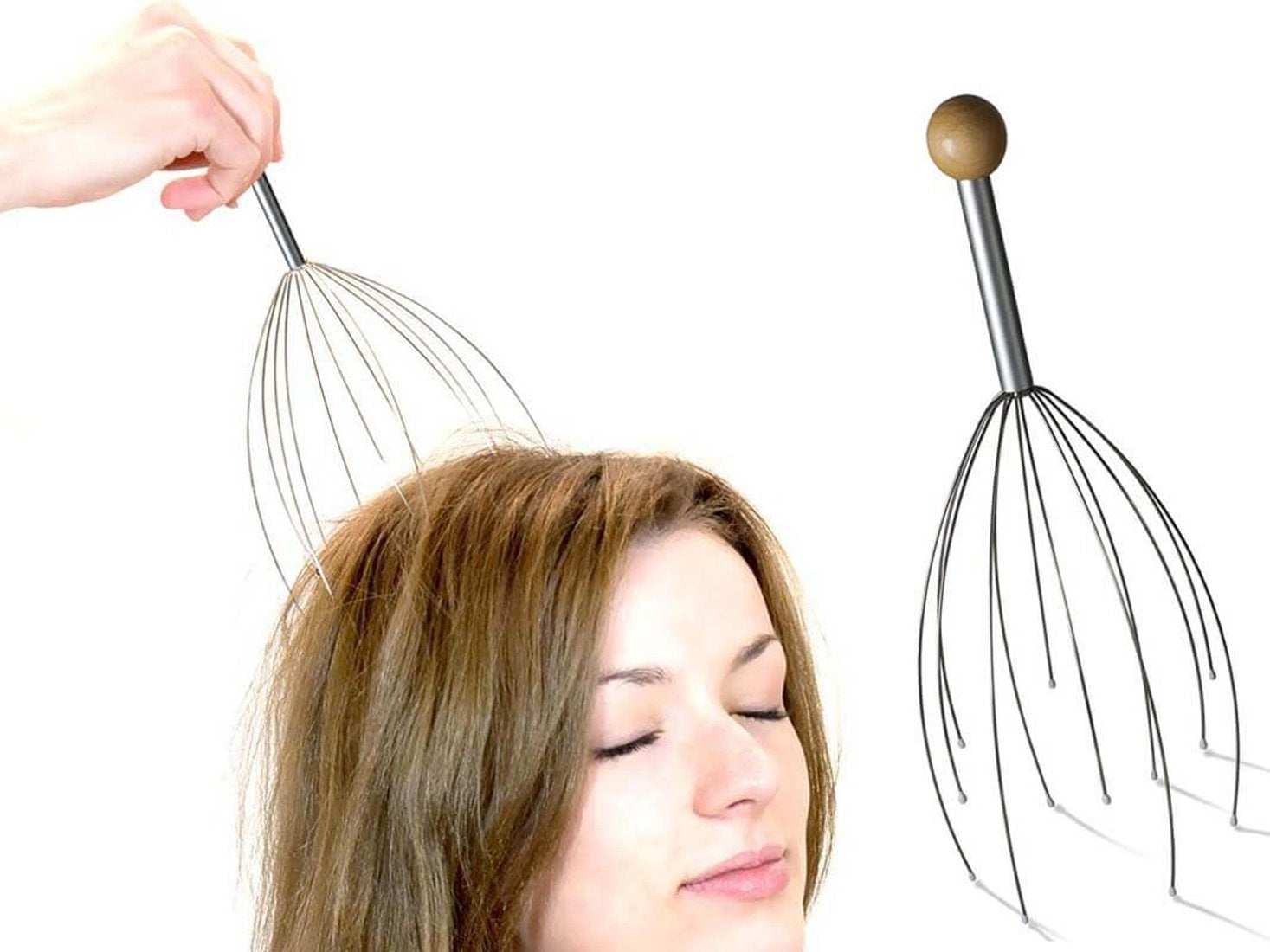 Head Massager | Portable Scalp Massager for Stress Relief & Relaxation