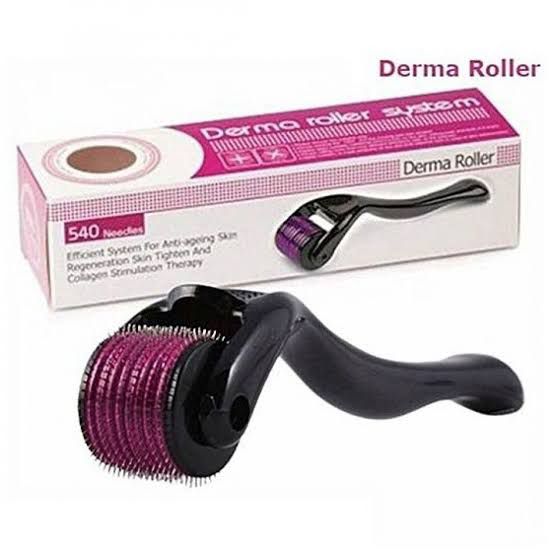 Derma Roller 0.5mm + Jade Roller & Gua Sha Combo – Facial & Scalp Beauty Tools