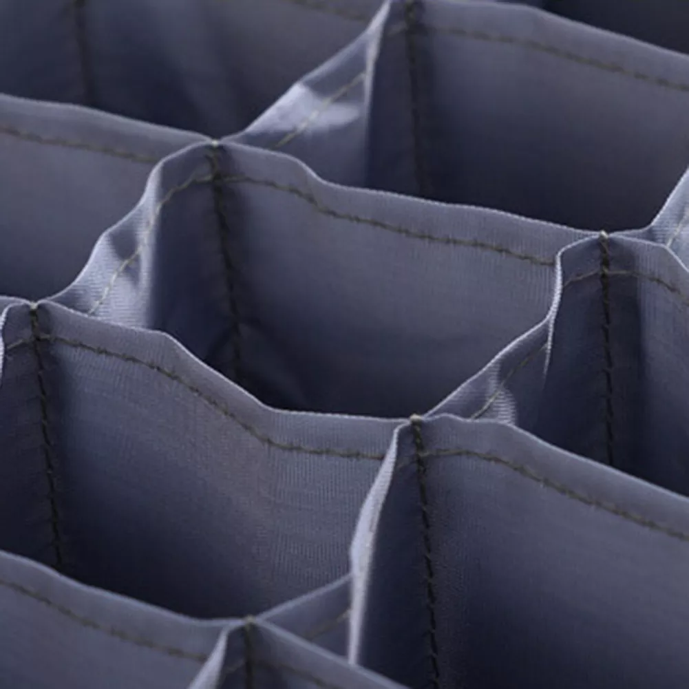 24-cell underwear storage box with grid dividers
