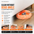 360° rotating microfiber floor mop with extendable telescopic handle for home cleaning