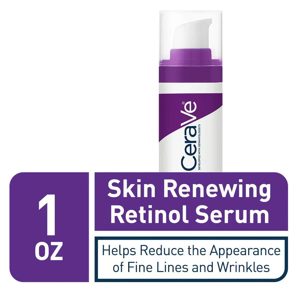 CeraVe 4-in-1 Skincare Kit | Cleanser, Serum, Night Cream & Sunscreen Set