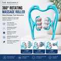 6-Wheel Pressure Point Manual Neck Massager for Neck Back and Shoulder Massage