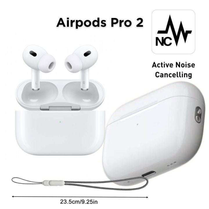 AirPods Pro 2 style wireless earbuds with ANC and USB Type-C charging