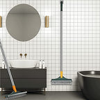 2 in 1 Floor Cleaning Brush with Squeegee and 120 Degree Rotating Head