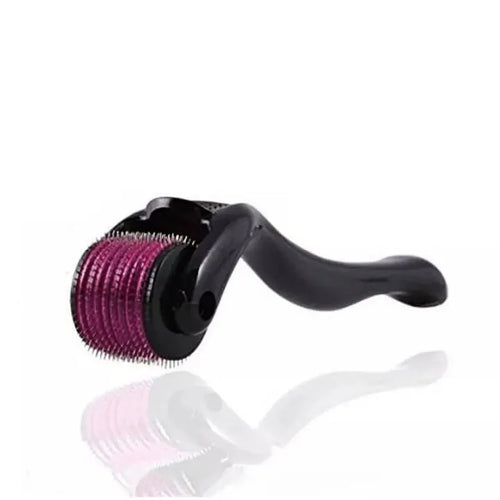 0.5mm Derma Roller with 540 Micro Needles for Hair and Skin Care – Black