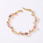 Tulip Bracelet for Women | Stainless Steel Golden Base Fashion Bracelet – 4 Colours