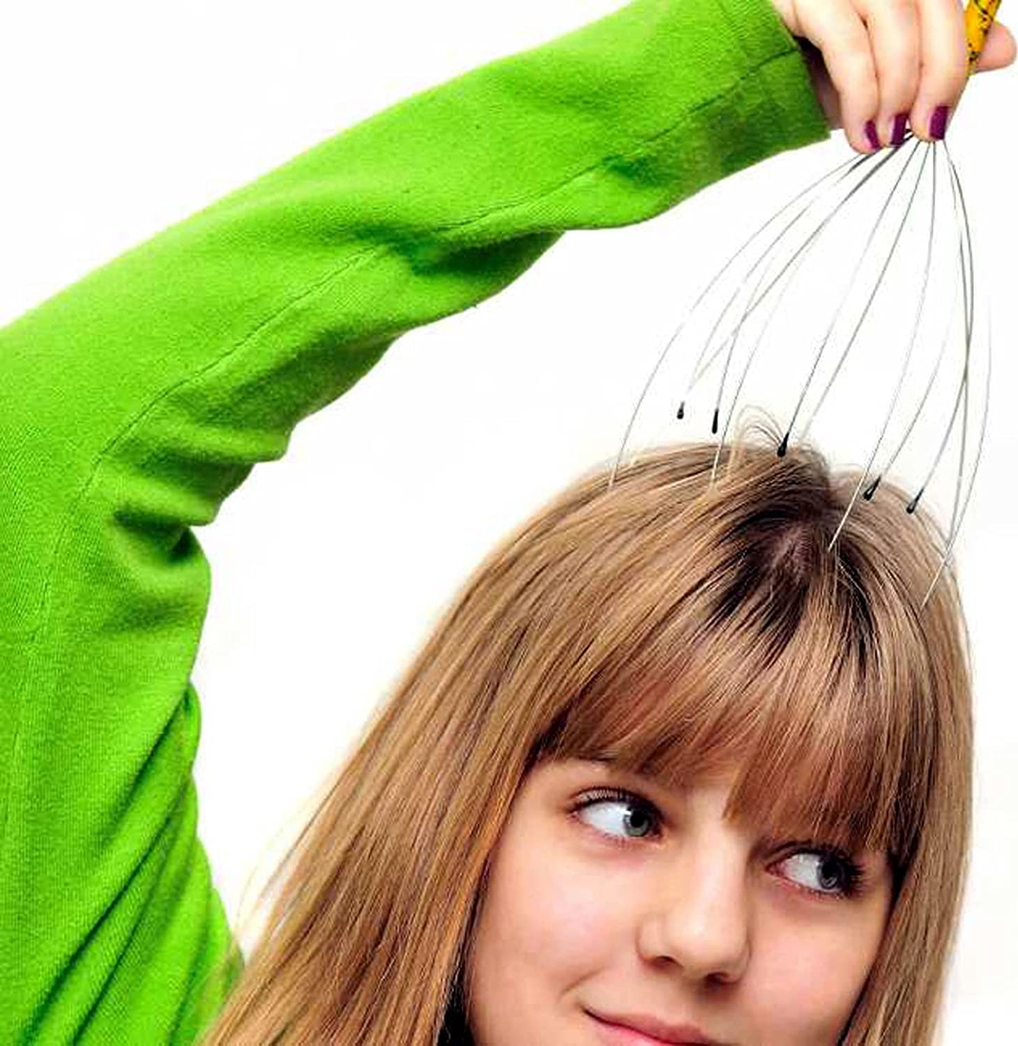 Electric Vibrating Head Massager for Scalp Relaxation and Stress Relief