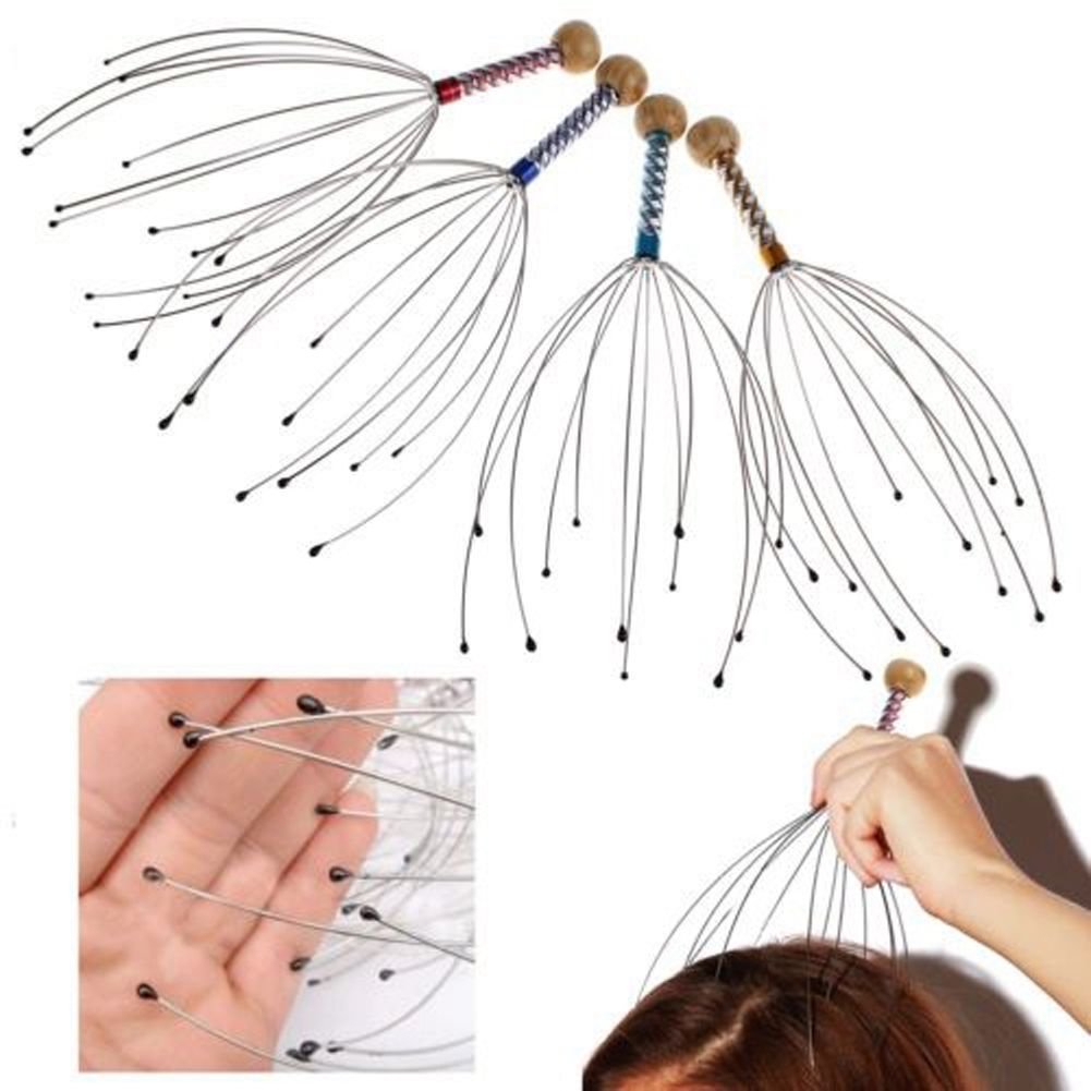 Electric Vibrating Head Massager for Scalp Relaxation and Stress Relief