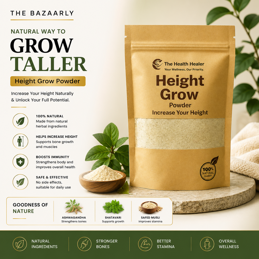 The Health Healer Height Grow Powder 100g Herbal Nutritional Supplement