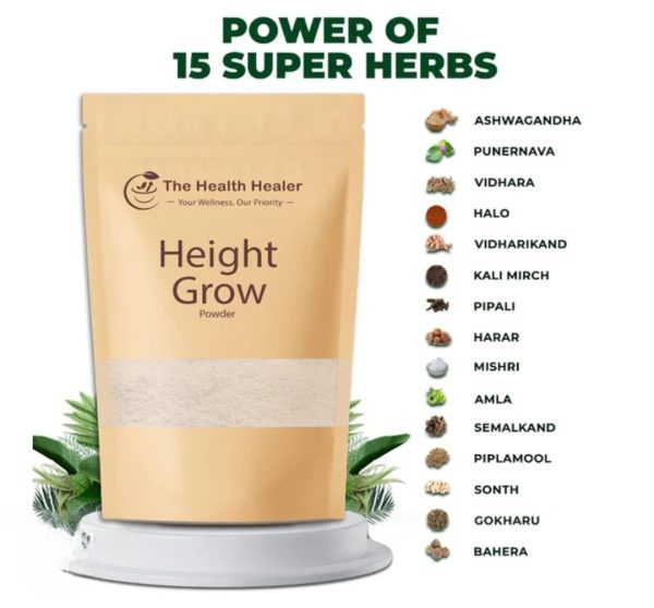 The Health Healer Height Grow Powder 100g Herbal Nutritional Supplement