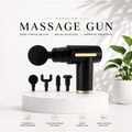 5 in 1 Electric Massage Gun with 4 Interchangeable Massage Heads and 6 Speed Settings