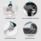 6-Wheel Pressure Point Manual Neck Massager for Neck Back and Shoulder Massage