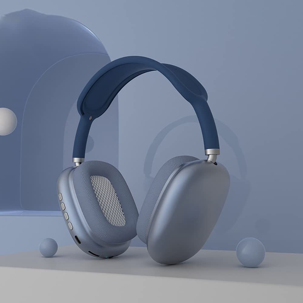 P9 Pro Max Wireless Bluetooth Headphones with Box and Cable - Random Color