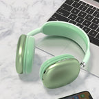 P9 Pro Max Wireless Bluetooth Headphones with Box and Cable - Random Color