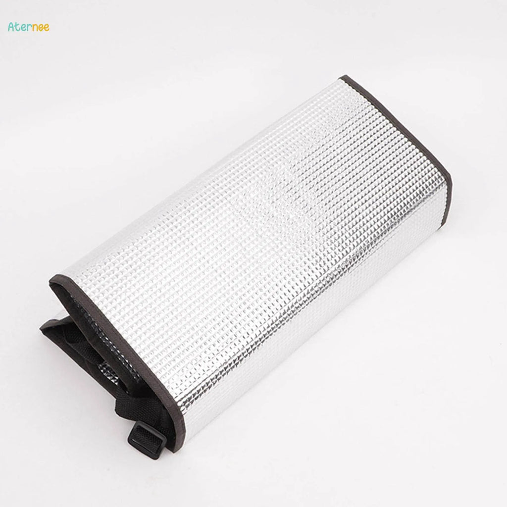 3mm Silver Reflective AC Outdoor Unit Sunshade Cover with Clip for Sun and Dust Protection