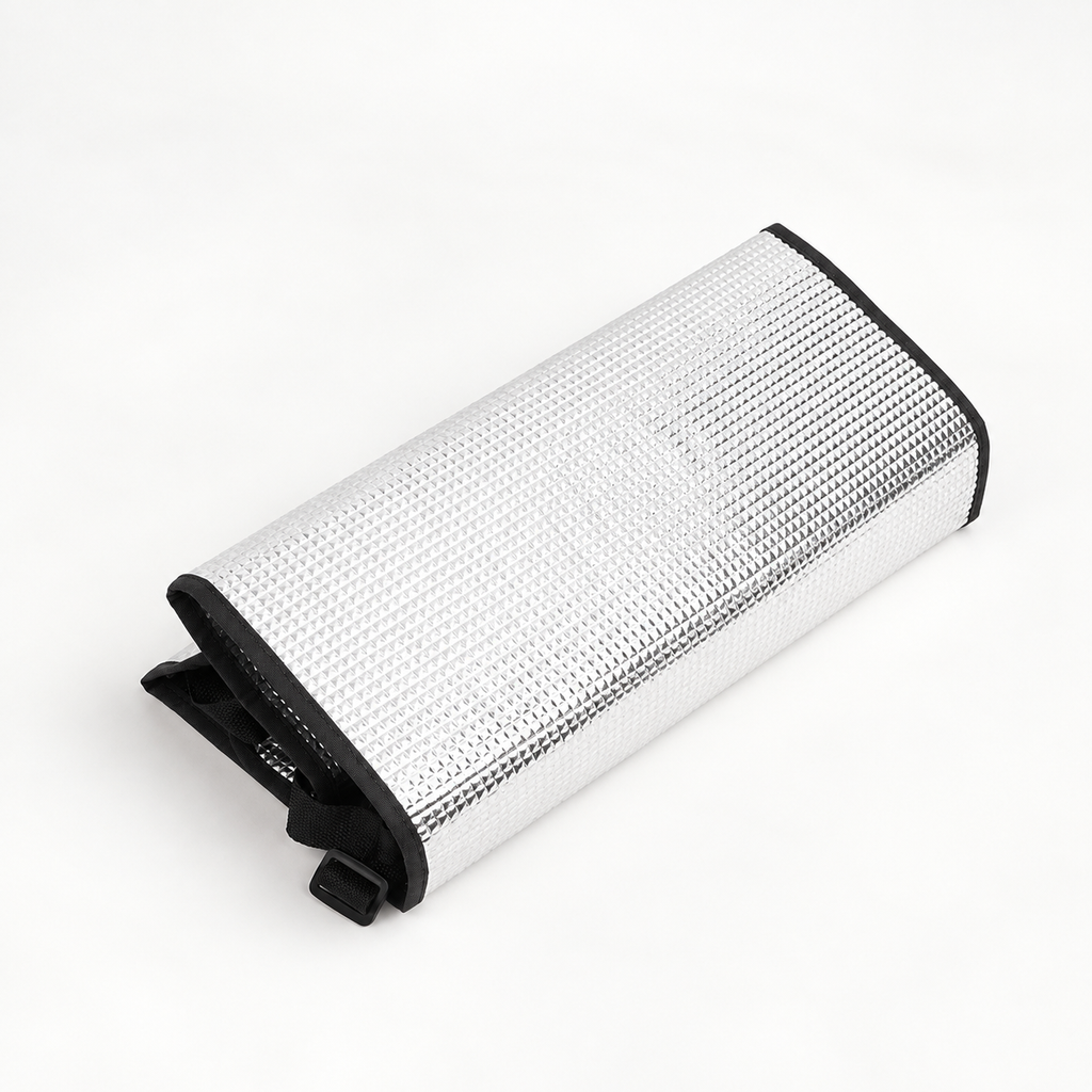 3mm Silver Reflective AC Outdoor Unit Sunshade Cover with Clip for Sun and Dust Protection