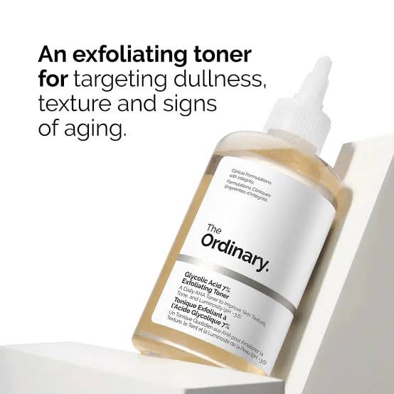 The Ordinary Glycolic Acid 7% Toning Solution | Exfoliating Toner for Brighter & Smoother Skin | 240ml