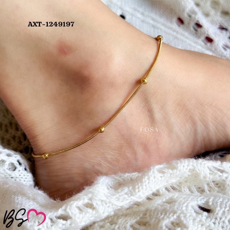 Golden ball design anklet foot chain