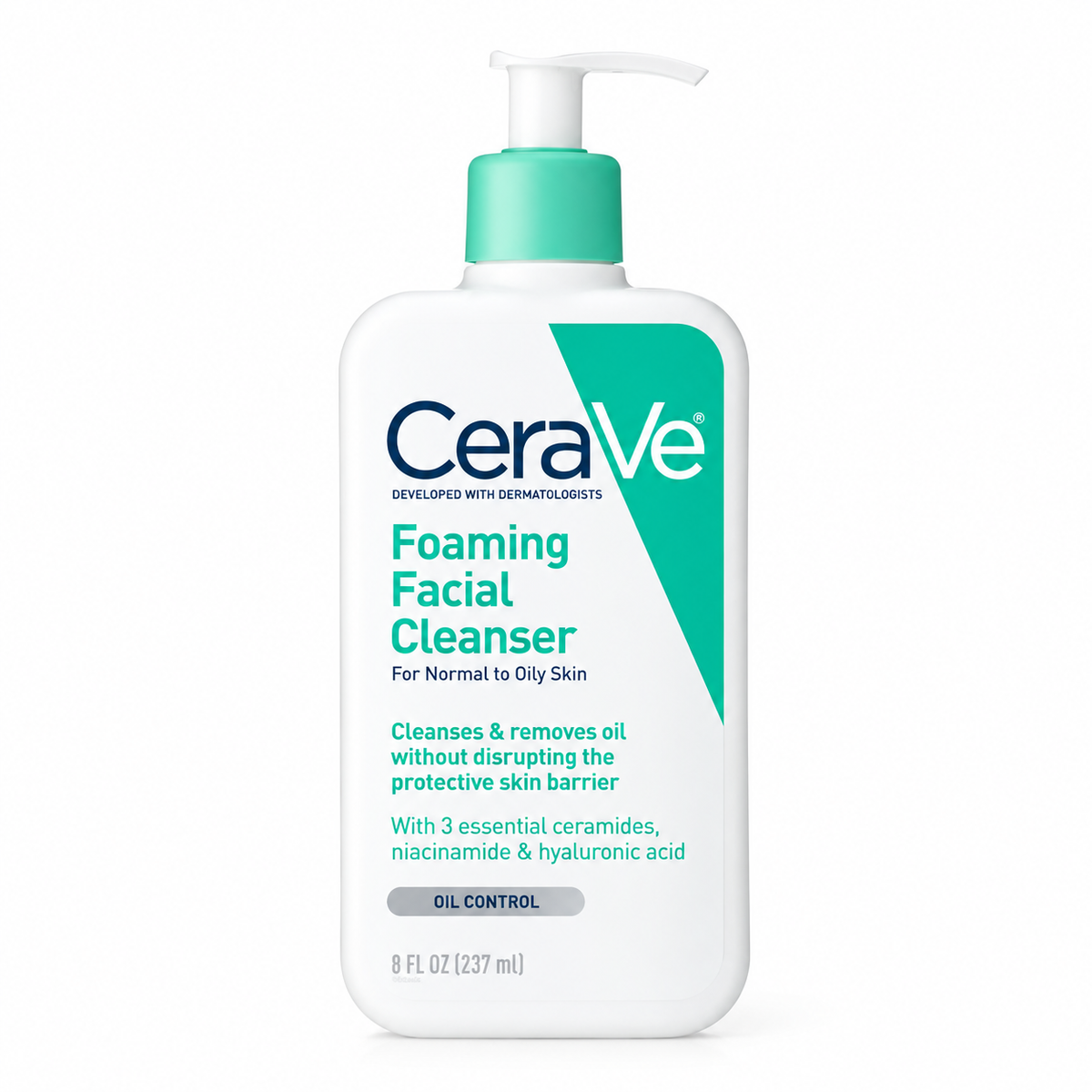 CeraVe Foaming Facial Cleanser 237ml for normal to oily skin
