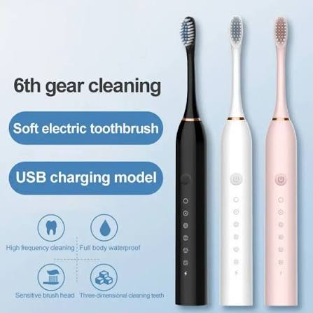 USB rechargeable electric toothbrush for oral care