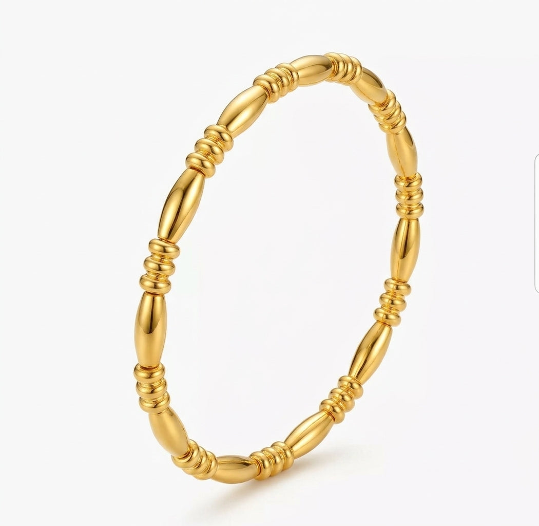 Filled dots Bambo Korean bangle for daily wear