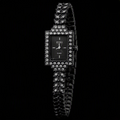 Elegant Korean Leaf Watch for Women | Crystal-Style Bracelet Watch – Black, Gold, Rose Gold & Silver