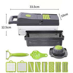 Multifunctional vegetable cutter for kitchen food preparation